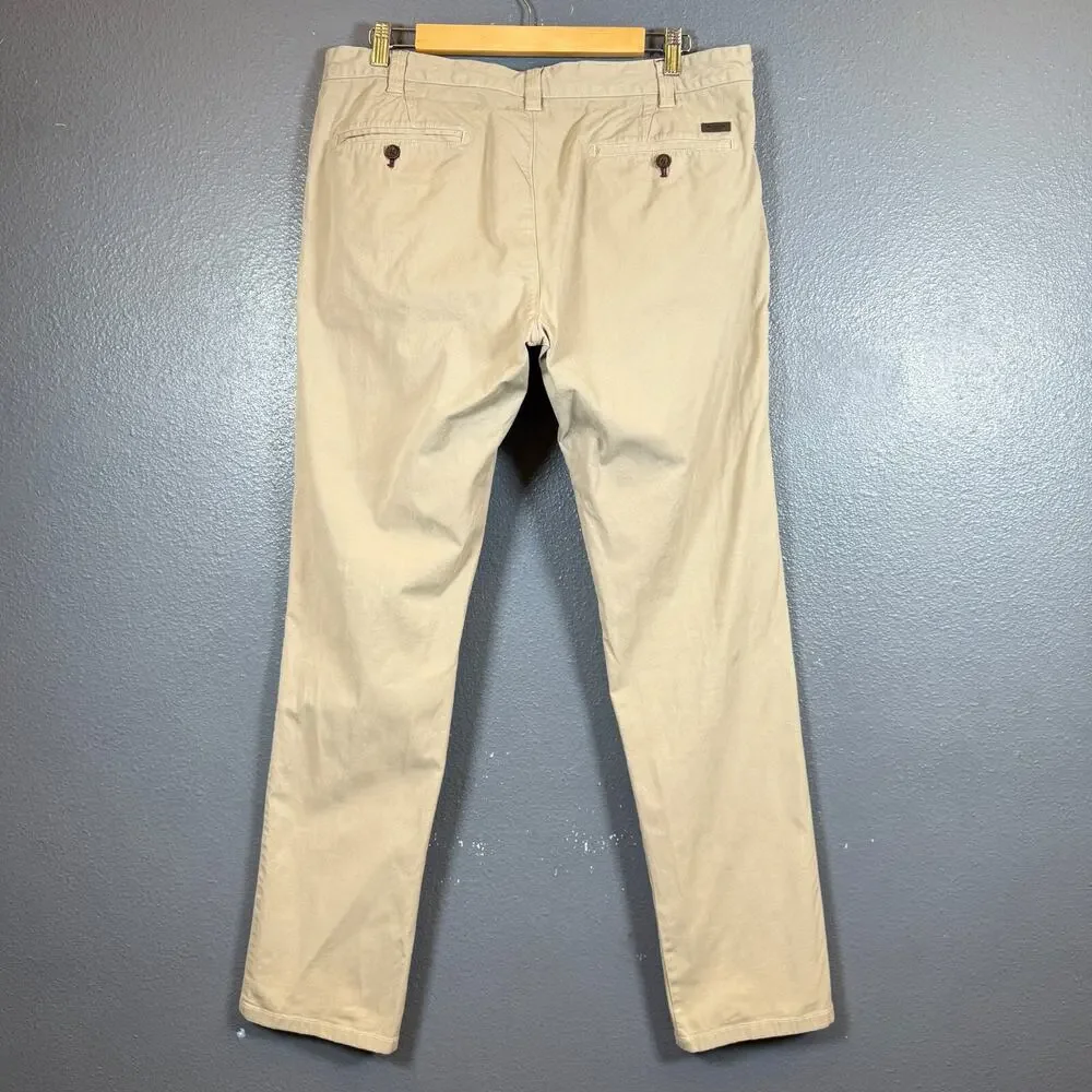 Massimo Dutti 34 men’s beige pants chino